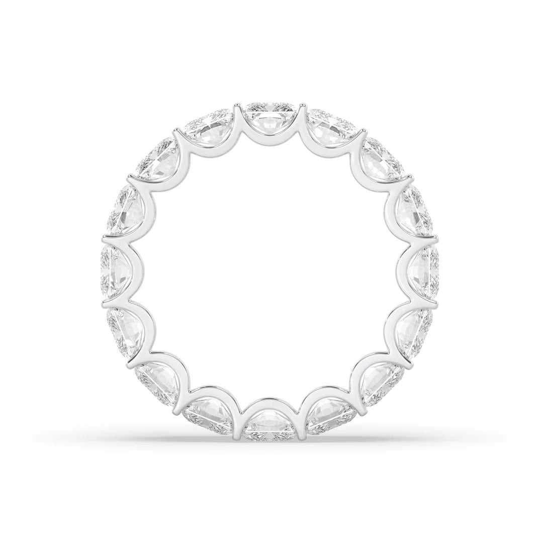 Radiant Cut Diamond Eternity Band