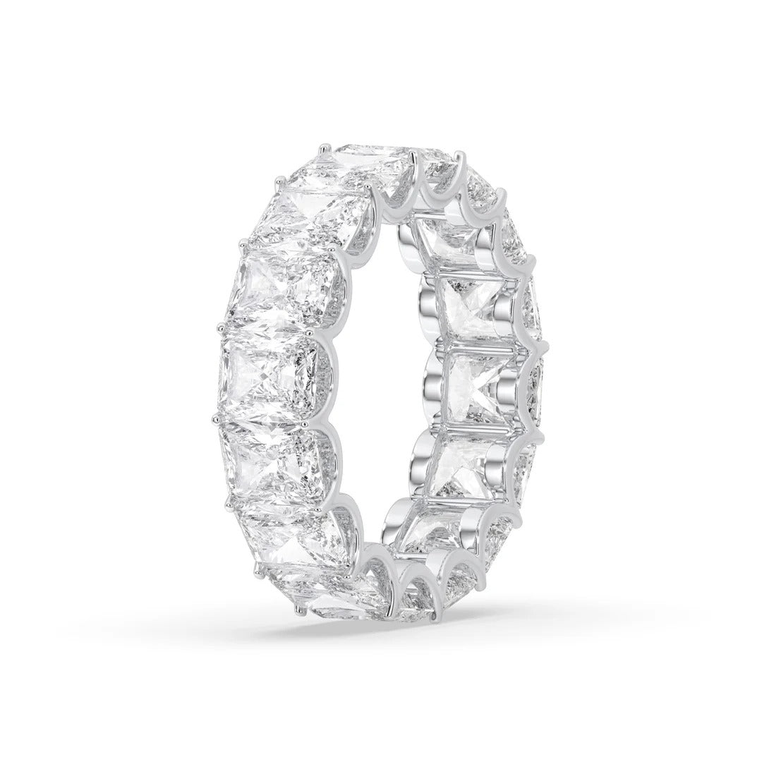 Radiant Cut Diamond Eternity Band