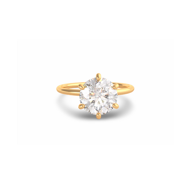Round Cut Diamond Solitaire ring