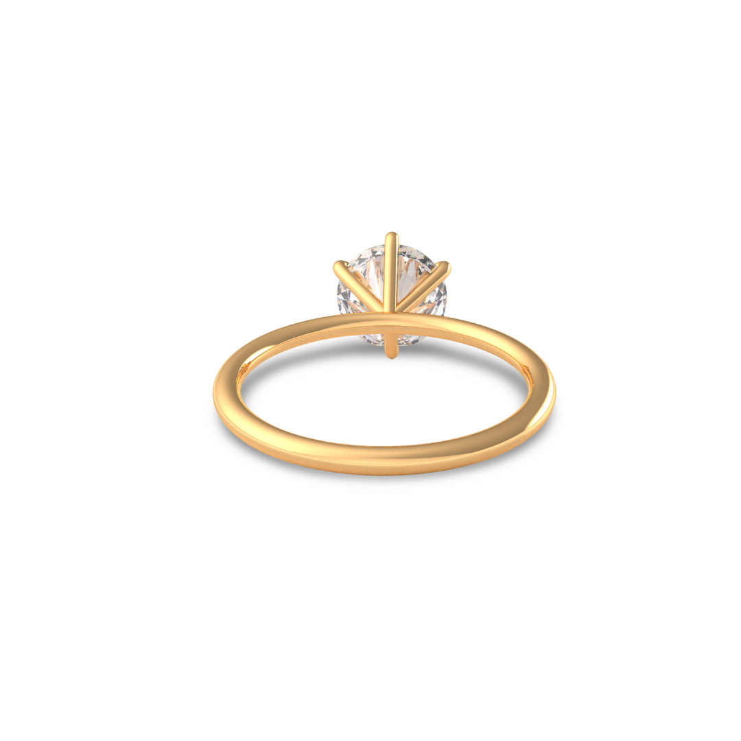 Round Cut Diamond Solitaire ring