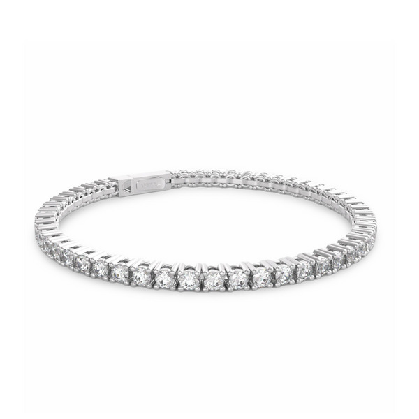 Round Cut Diamond Tennis Bracelet